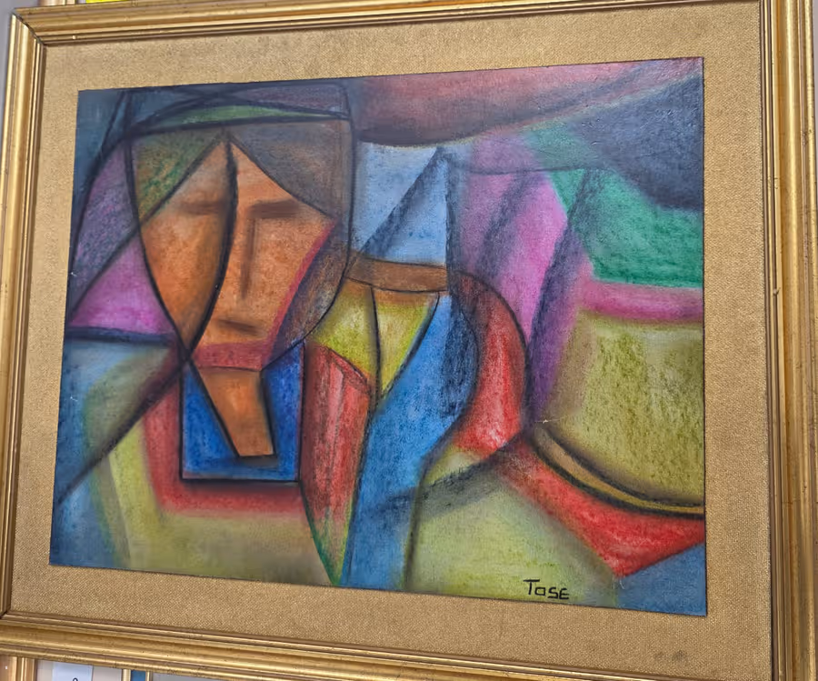 Own a Tose original mixed media art piece