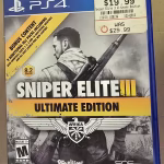 PS4 game: Sniper elite Ultimate edition