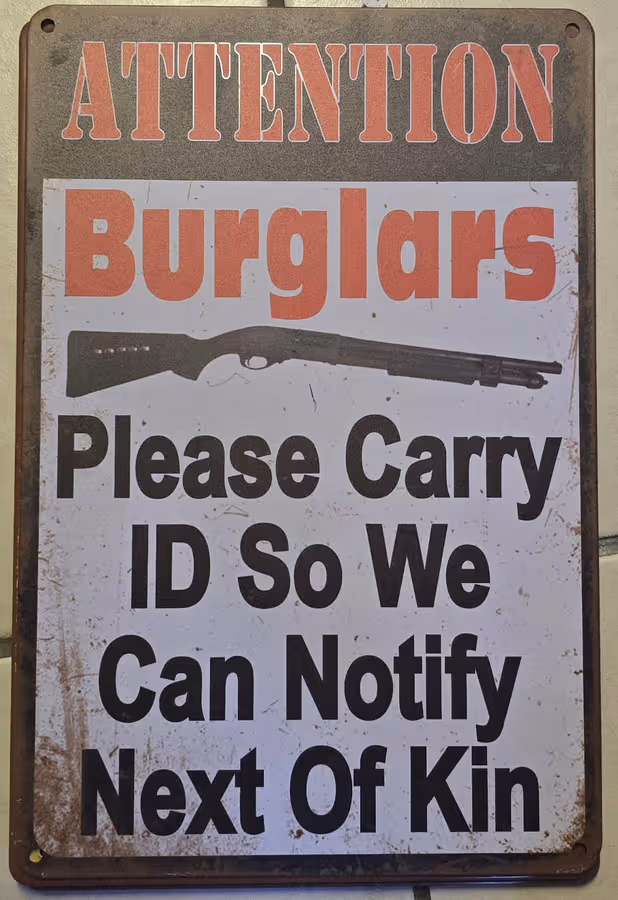 Awesome metallic A4 sign boards