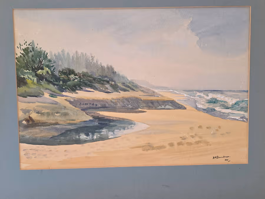 Highly discounted D M Saunderson 1961 painting