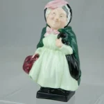 Royal Dalton vintage miniature Sairey Gamp (D5528) of the 30s-60s 4cm