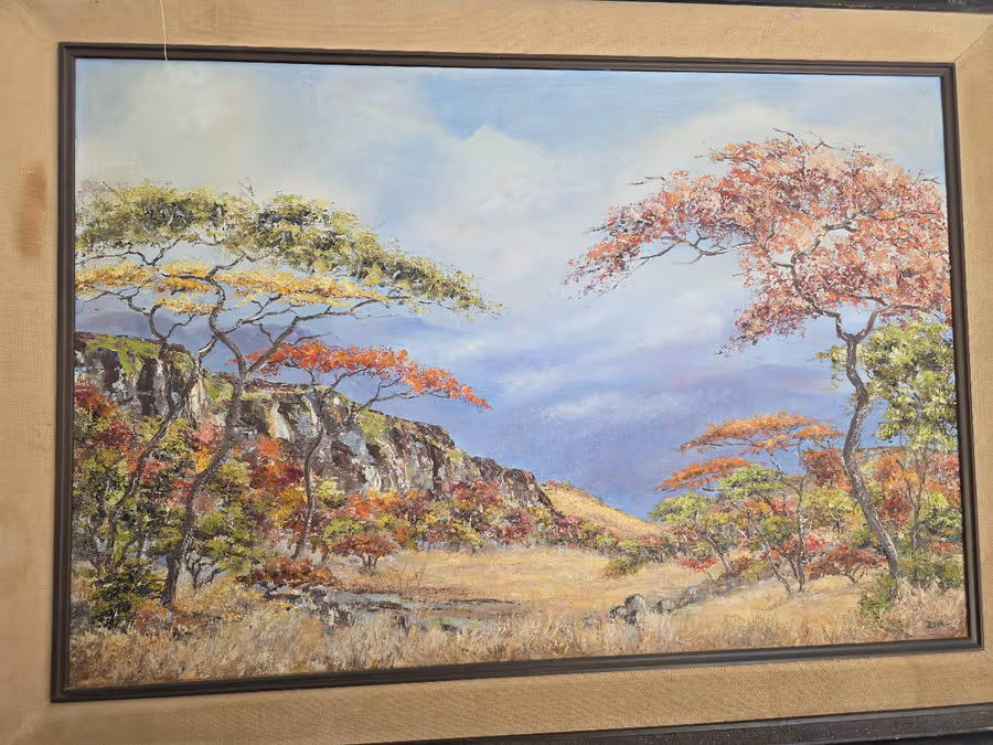 Painting by rare Rhodesian artist Zoe Brown hardly auctioned